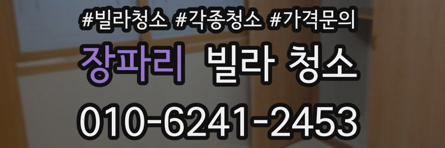 장파리 빌라 청소