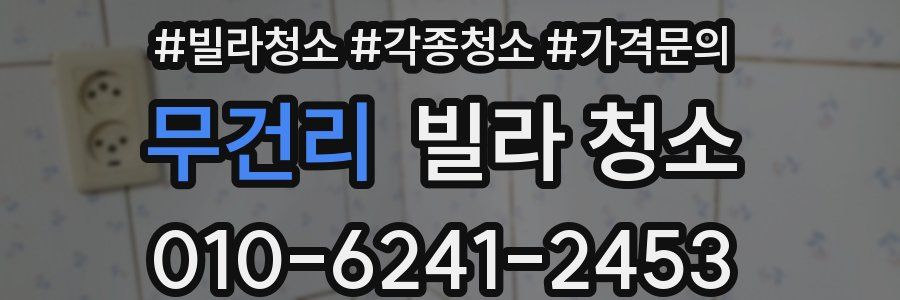 무건리 빌라 청소