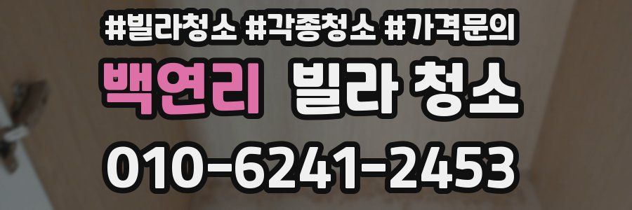 백연리 빌라 청소