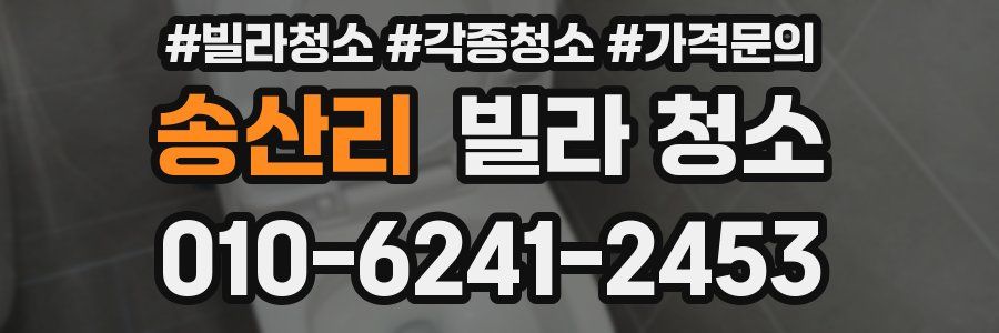 송산리 빌라 청소