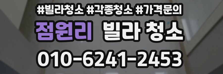 점원리 빌라 청소