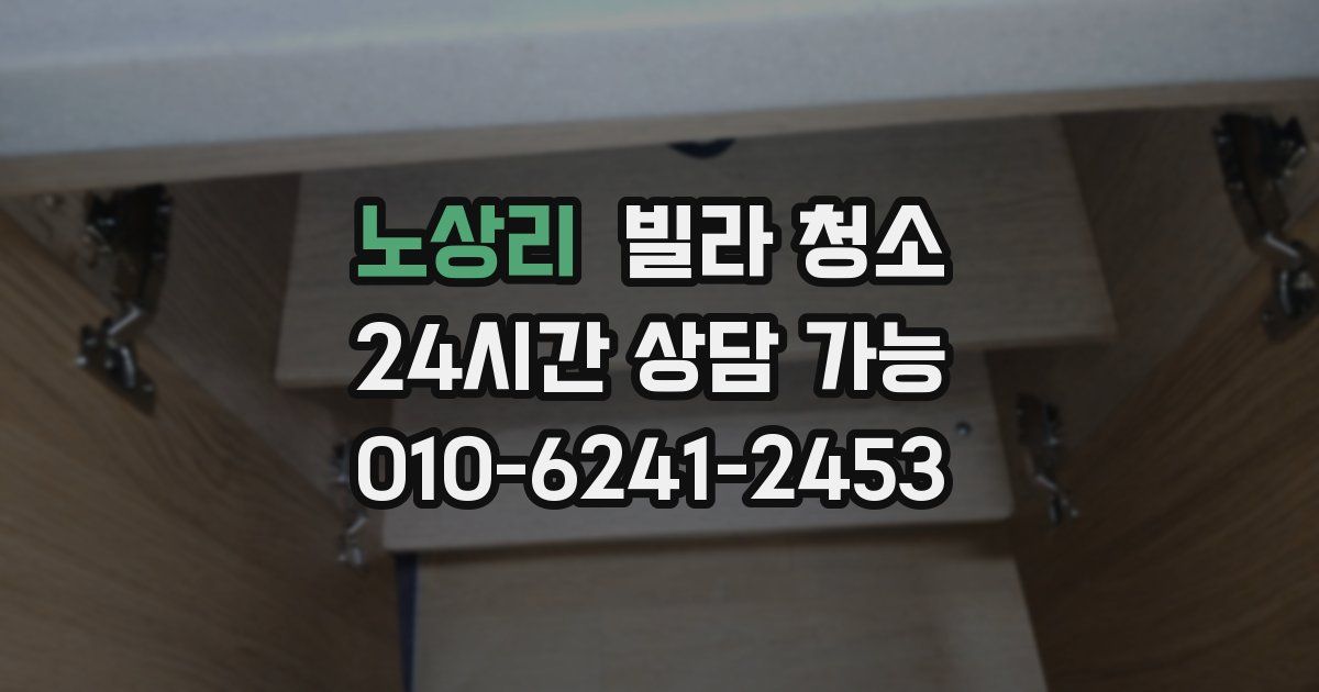 노상리 빌라 청소