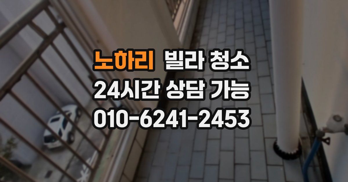 노하리 빌라 청소