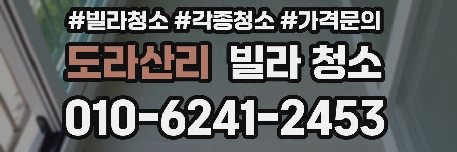 도라산리 빌라 청소