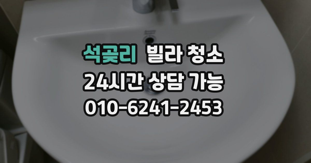 석곶리 빌라 청소