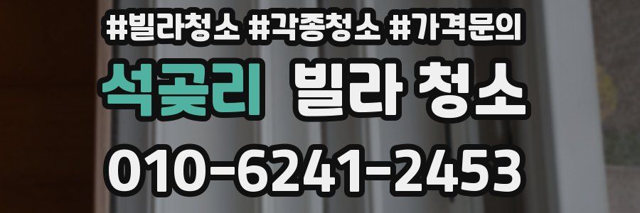 석곶리 빌라 청소