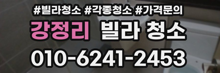 강정리 빌라 청소