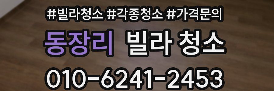 동장리 빌라 청소