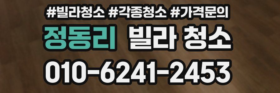 정동리 빌라 청소