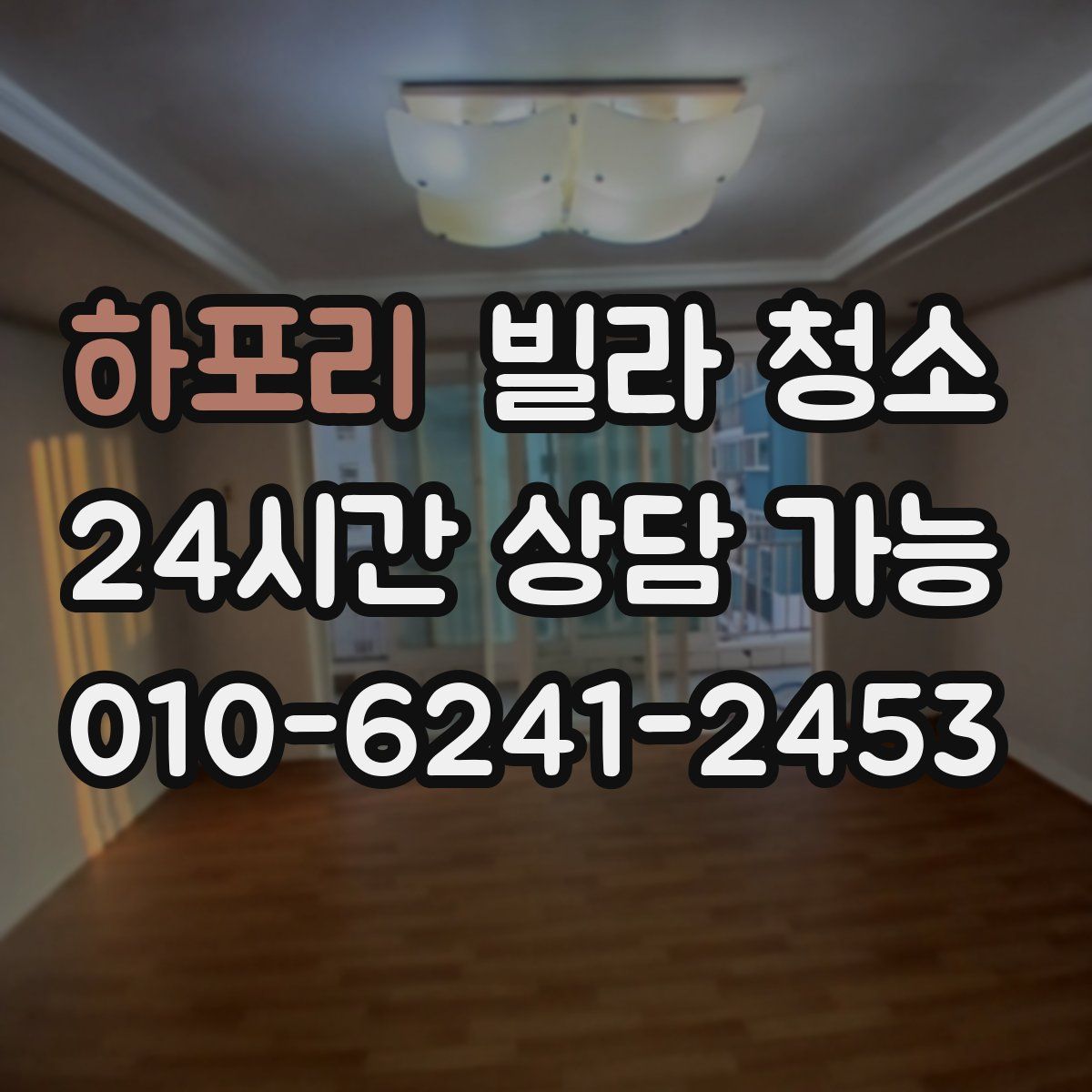 하포리 빌라 청소