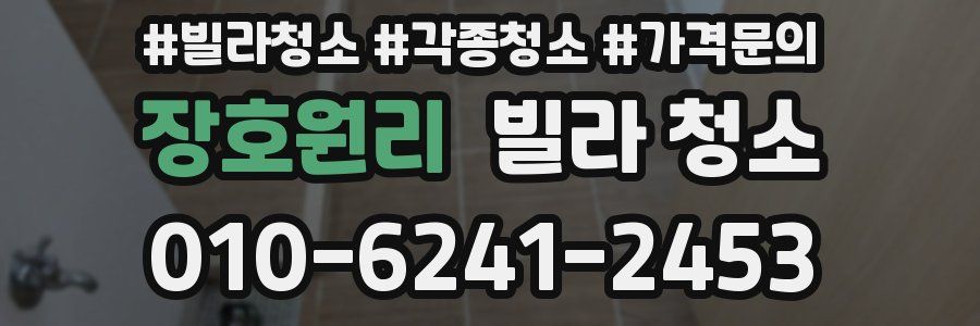 장호원리 빌라 청소