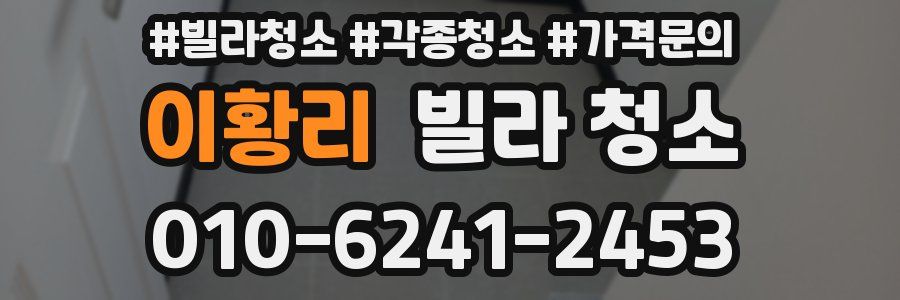 이황리 빌라 청소