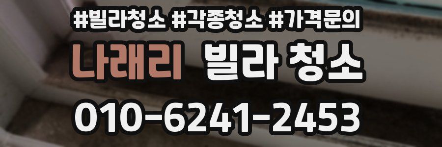나래리 빌라 청소