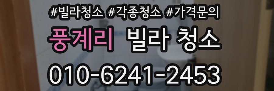 풍계리 빌라 청소