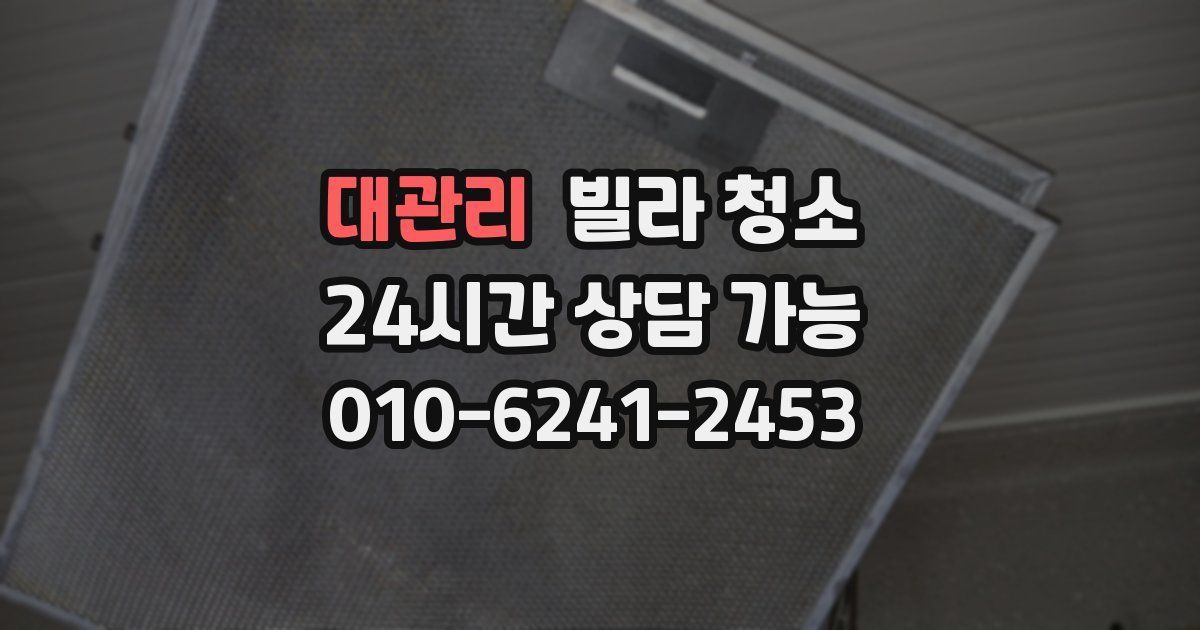 대관리 빌라 청소