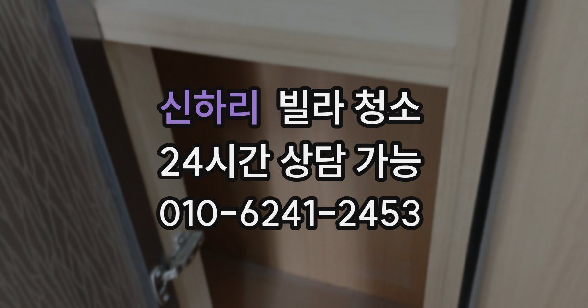 신하리 빌라 청소