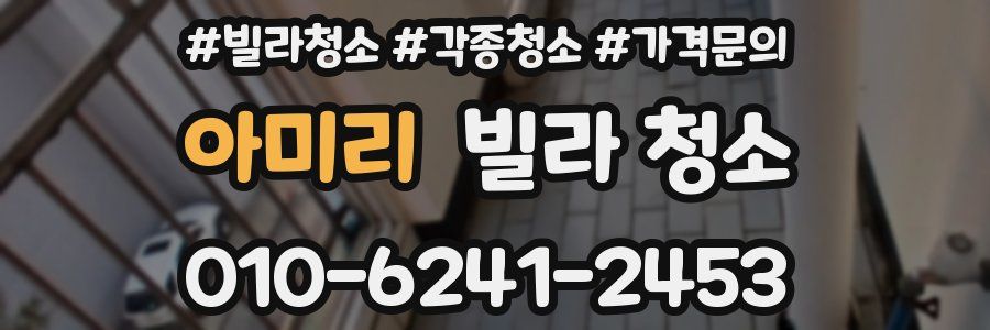 아미리 빌라 청소