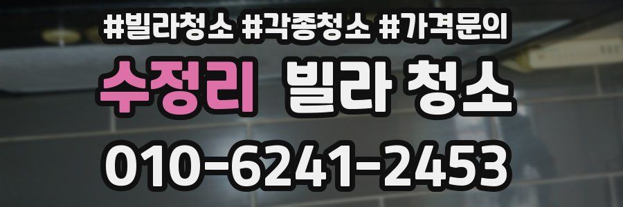 수정리 빌라 청소