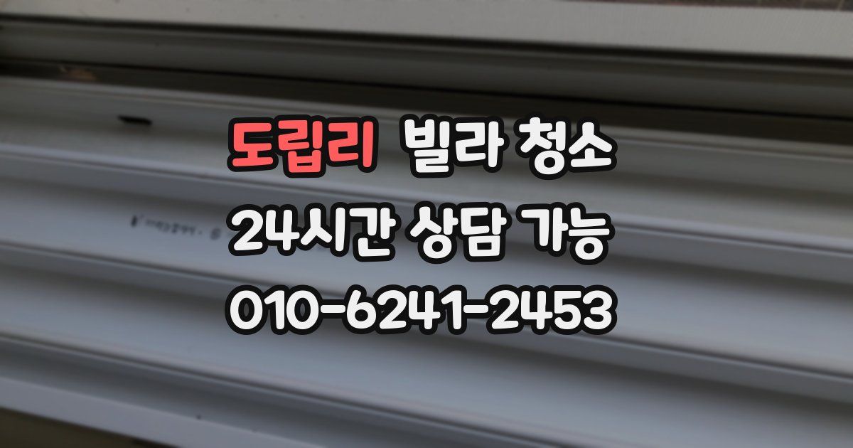 도립리 빌라 청소