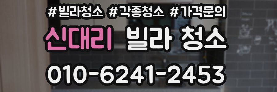 신대리 빌라 청소