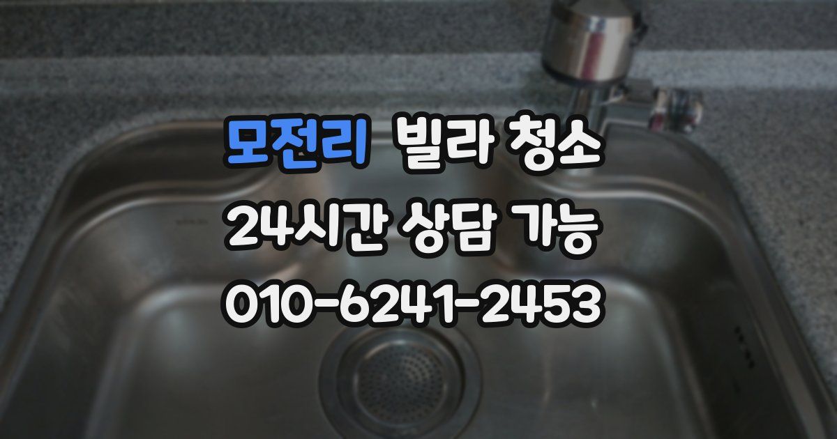 모전리 빌라 청소