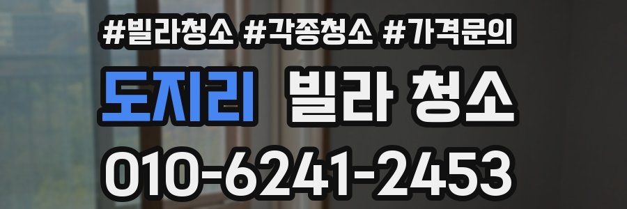 도지리 빌라 청소