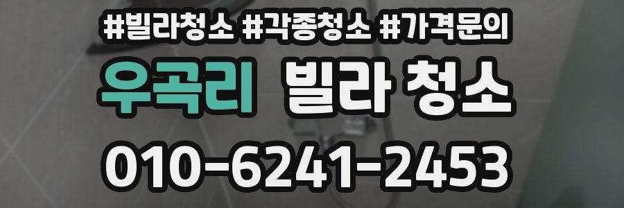 우곡리 빌라 청소