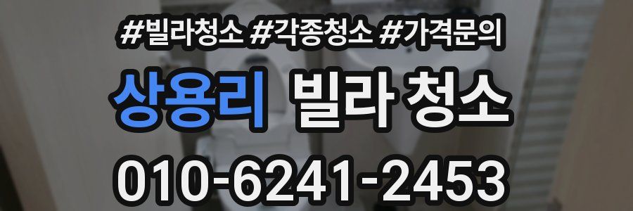 상용리 빌라 청소