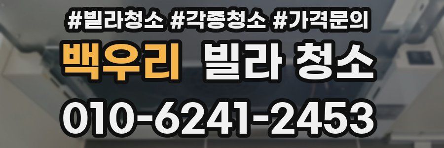 백우리 빌라 청소