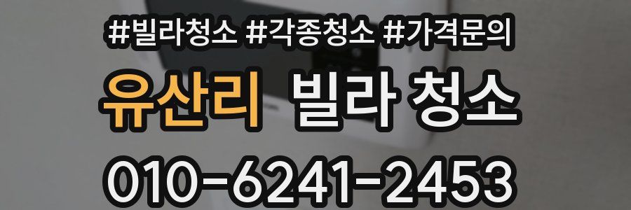 유산리 빌라 청소