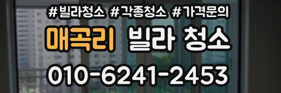 매곡리 빌라 청소