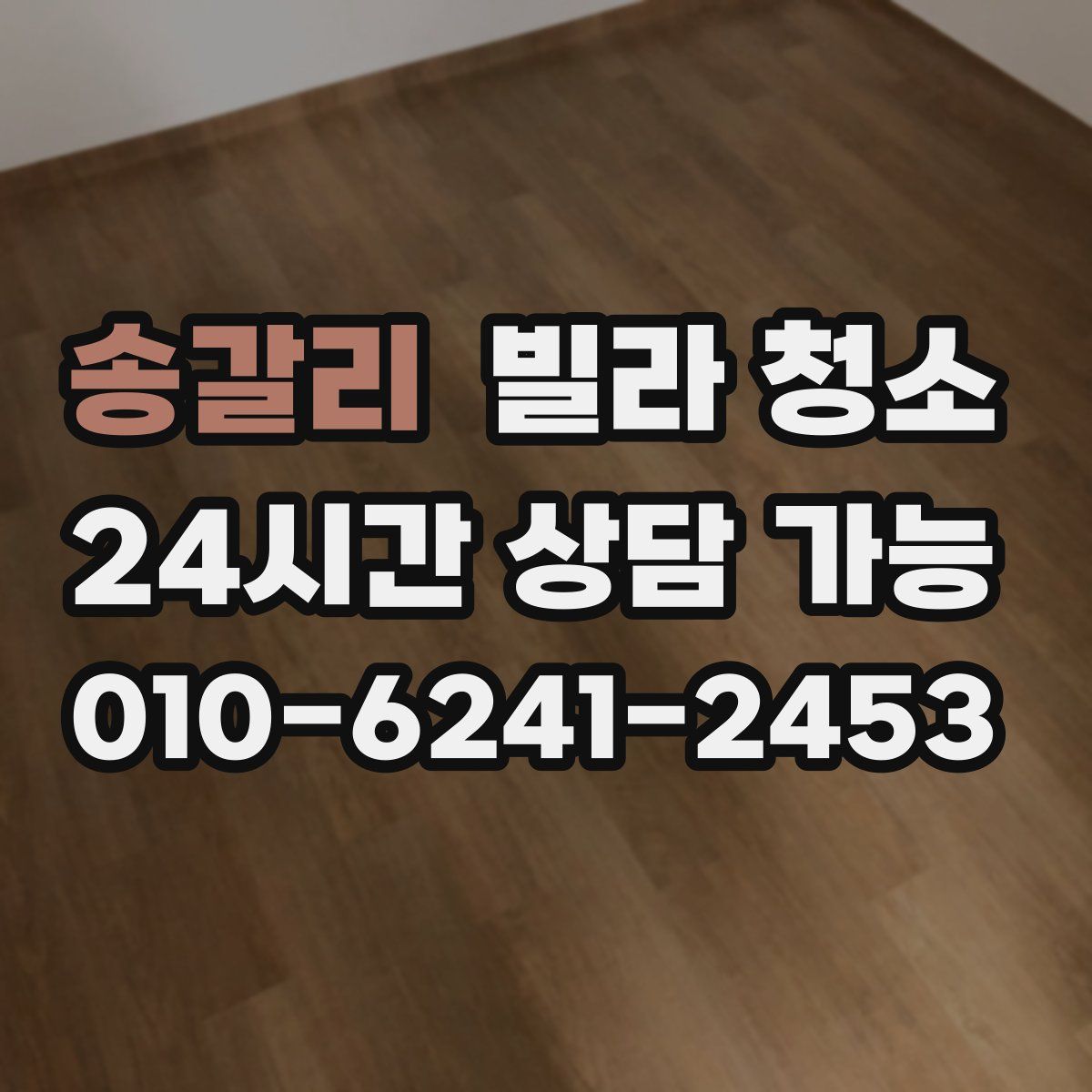 송갈리 빌라 청소