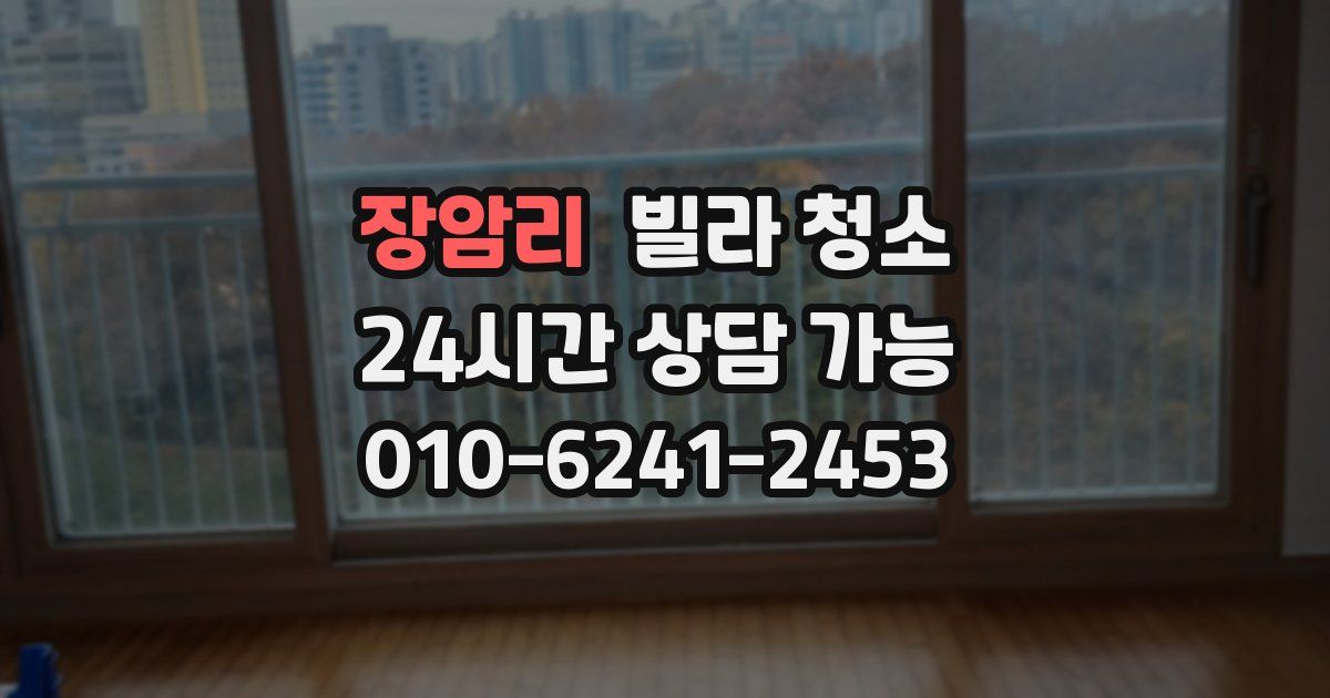 장암리 빌라 청소