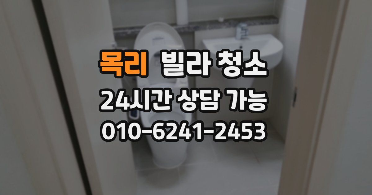 목리 빌라 청소