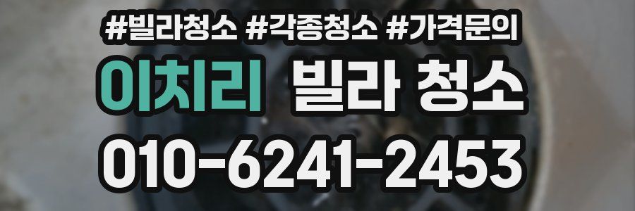 이치리 빌라 청소