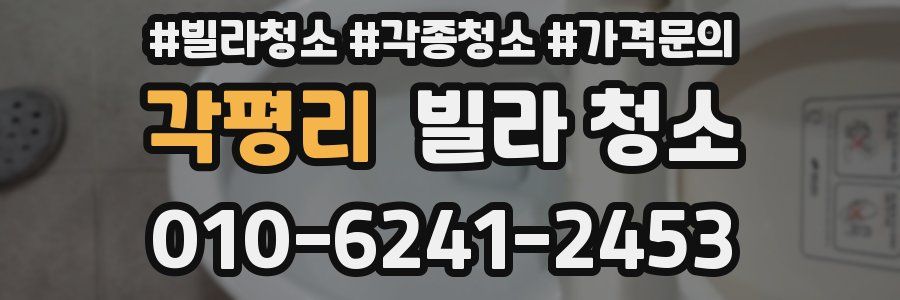각평리 빌라 청소