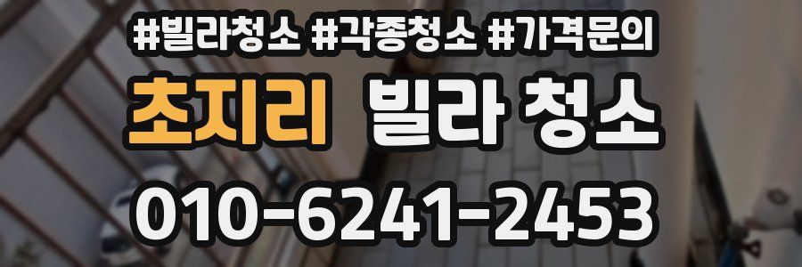 초지리 빌라 청소