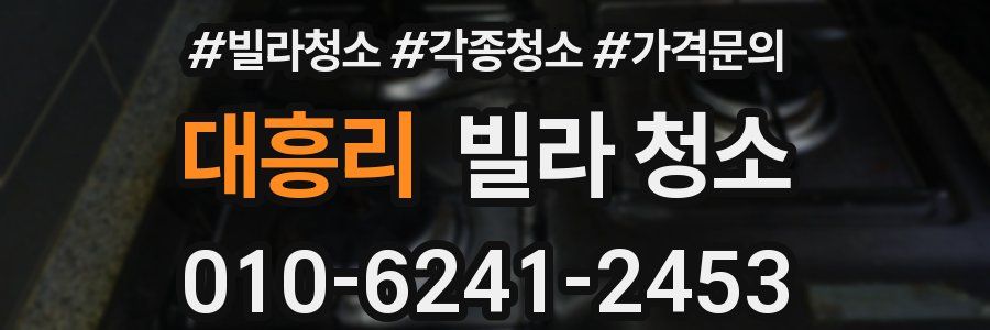 대흥리 빌라 청소