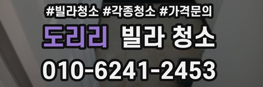 도리리 빌라 청소