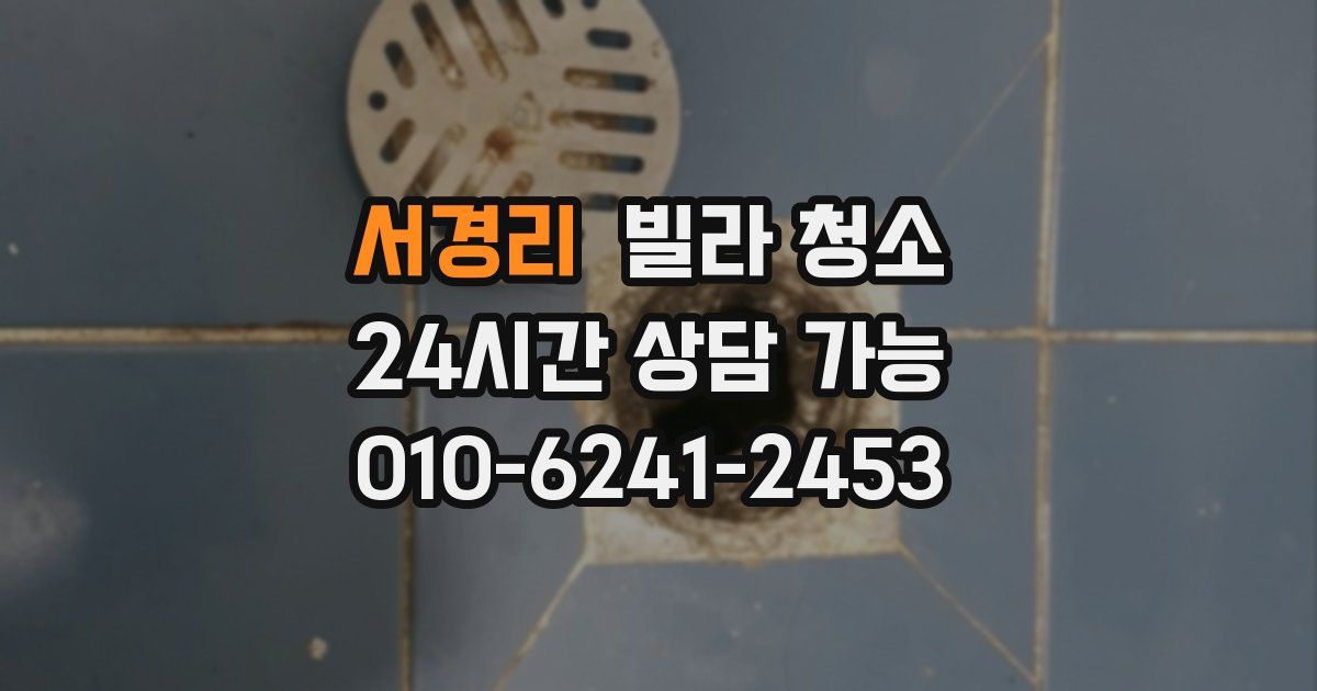 서경리 빌라 청소