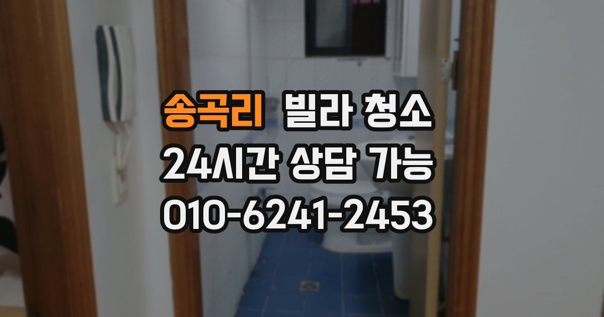 송곡리 빌라 청소