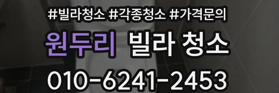 원두리 빌라 청소