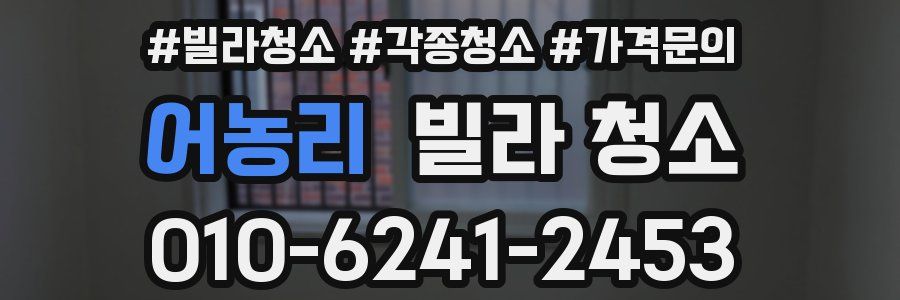 어농리 빌라 청소