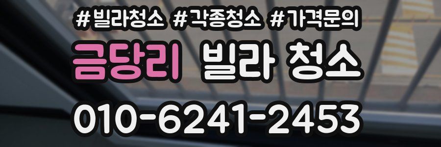 금당리 빌라 청소