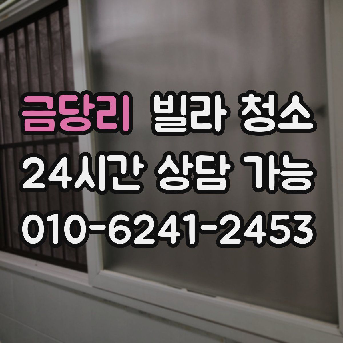 금당리 빌라 청소