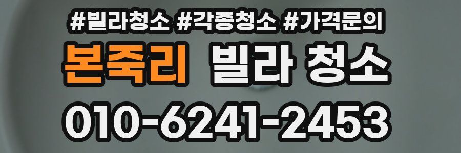 본죽리 빌라 청소