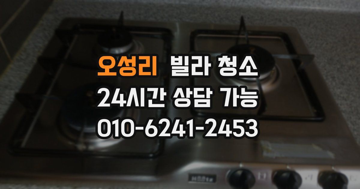 오성리 빌라 청소