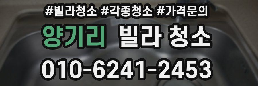 양기리 빌라 청소