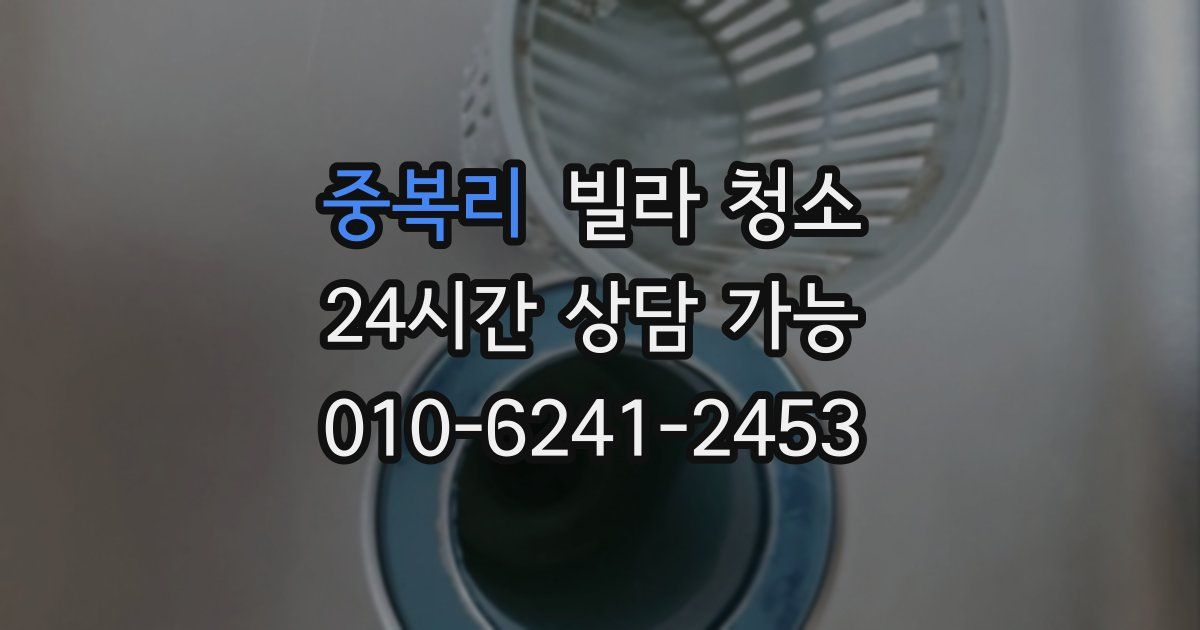 중복리 빌라 청소