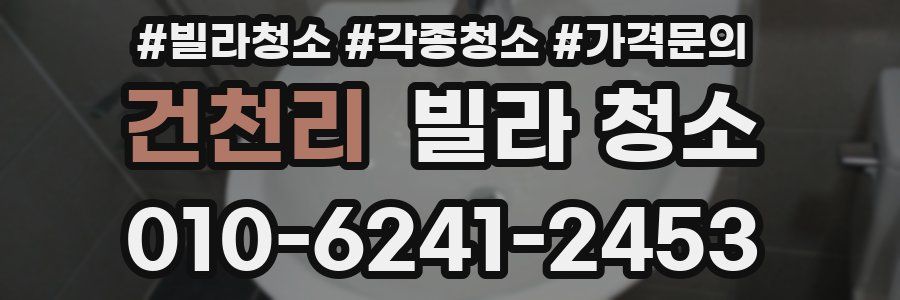 건천리 빌라 청소